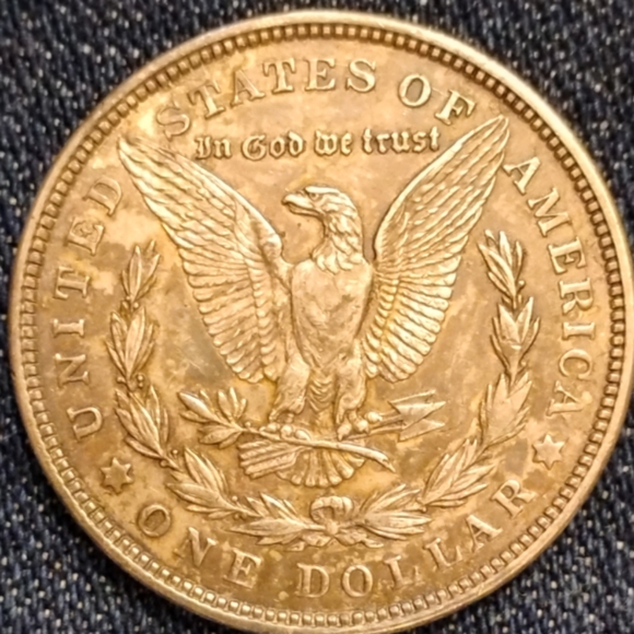 π²1921 P Morgan Silver Dollar,π₯ DDO, DDR, Multiple Die Cracks, Many Vamsπ - Picture 14 of 16